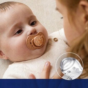 Соска LOVI DYNAMIC SILICONE 6-18M 2 ШТ. ЦВЕТОК Слоновой кости