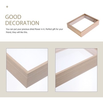 МАЛЕНЬКАЯ ДЕРЕВЯННАЯ ВИТРИНА С РАМКОЙ ДЛЯ ФОТОГРАФИИ