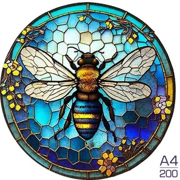Sunflower Butterfly Jigsaw Wood Puzzle, Difficult To Play Irregular Animal