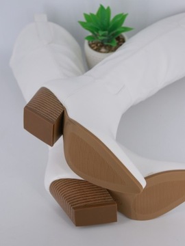 ДЛИННЫЕ ЖЕНСКИЕ КОВОВЫЕ БОТИНКИ, КОЖАНЫЕ БЕЛЫЕ ВЕСЕННИЕ ТУФЛИ 39