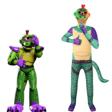 Cosplay Anime Sundrop FNAF Sun clown ubrania chłop