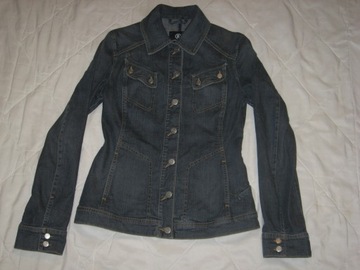 kurtka katana jeansowa dżinsowa dżins damska 36 Bogner Jeans 4 kieszenie