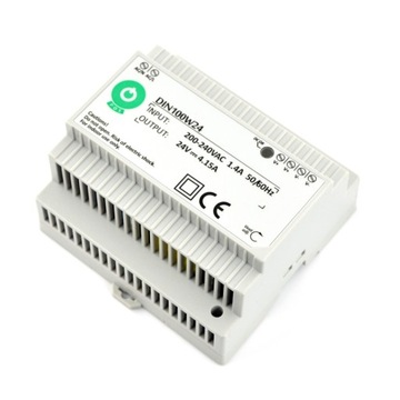 ZASILACZ NA SZYNĘ DIN 100W 24V DIN100W24