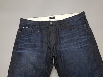 HUGO BOSS granatowe jeansy spodnie NOWE 40/32 pas 105