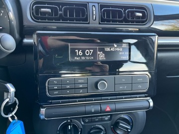 Citroen C3 III Hatchback 1.2 PureTech 82KM 2019 Citroen C3 1.2 benzyna 83 KM LED alufelgi tempomat zarej w PL zadbany, zdjęcie 9