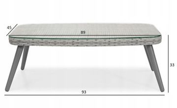 Комплект садовой мебели: Стол, Стулья, Диван