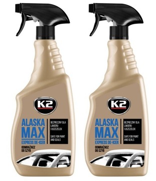 2x K2 ALASKA ODMRAŻACZ DO SZYB 700ml -70°C ATOMIZER ZESTAW