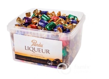 Конфеты веса 0,5 кг шоколада 500 г фаршированной панды с алкогольными ликерами