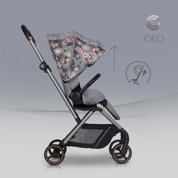 ЛЕГКАЯ ПОВОРОТНАЯ КОЛЯСКА 2в1 КОЛЯСКА ПЕРЕДНЯЯ СПИНКА + АКСЕССУАРЫ 0-22 КГ