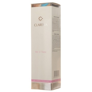 Clarena Vit. U tonic 200 ml tonik z witaminą U na naczynka trądzik różowaty