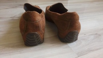 ECCO SKÓRZANE MOKASYNY BUTY DAMSKIE roz.38 25cm