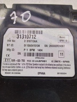 31310712 JINÉ MODUL 2.4 D / D4 AWD 120 2010 VOLVO XC70 II