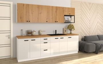 Kuchnia Milano 2,6m, własna konfiguracja / MDF / pj-kuchnie / loft