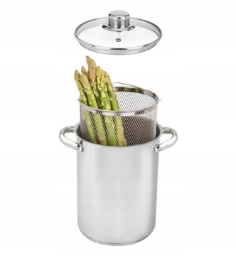 Garnek do szparagów z sitkiem TOPFANN 16 cm