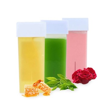 ZESTAW DO DEPILACJI ROLKA PASKI 3x WOSK + olejek