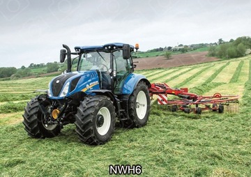 Вафли на торт TRAKTOR NEW HOLLAND Украшение День Рождения Сахарный принт