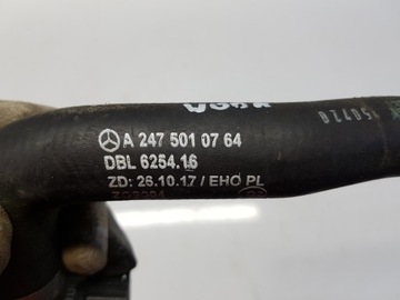 MB W177 CLA 1.3 HYBRIDNÍ PŘÍVOD TRUBKA VODY