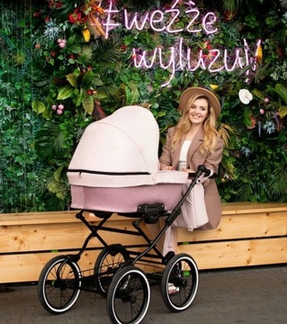 wózek retro 1w1 KUNERT Romantic 08 antracyt