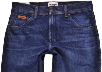 WRANGLER spodnie BLUE jeans TEXAS SLIM _ W32 L34