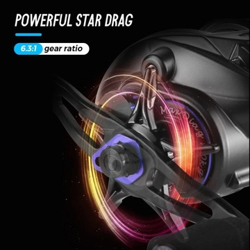 Катушка с карбоновым колесом для левой руки.