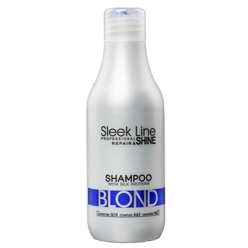 STAPIZ BLOND SZAMPON Z JEDWABIEM DO WŁOSÓW BLOND SIWYCH NIEBIESKI Q10 300ML