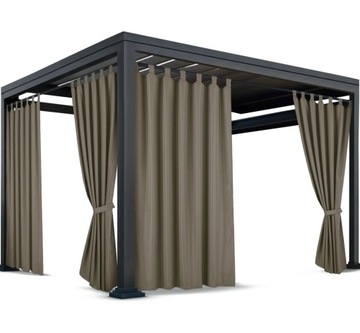 ZASŁONY NA TARAS 155x260 ZASŁONA OGRODOWA OGRODOWE NA SZELKACH WODOODPORNE