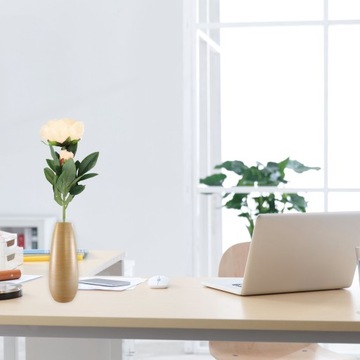 ИСКУССТВЕННЫЕ ЦВЕТЫ Букет пионов для балкона, декоративные листья как живые, 66 см