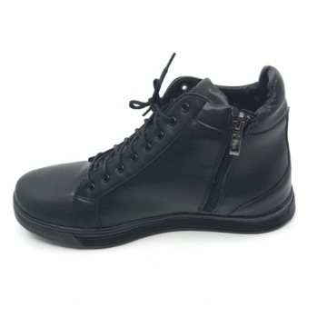 BUTY SZTYBLETY MĘSKIE SKÓRA CZARNE 42 28 cm PAN