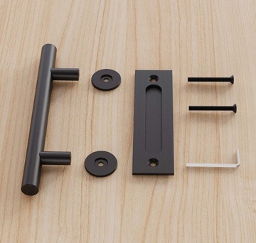 РУЧКА ДЛЯ РАЗДВИЖНОЙ ДВЕРИ + РУЧКА LOFT 30 СМ ЧЕРНАЯ