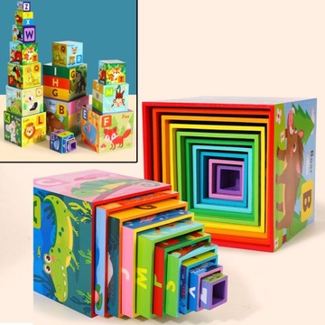 ОБРАЗОВАТЕЛЬНАЯ ПИРАМИДА ДЕРЕВЯННАЯ БАШНЯ ЖИВОТНЫЕ