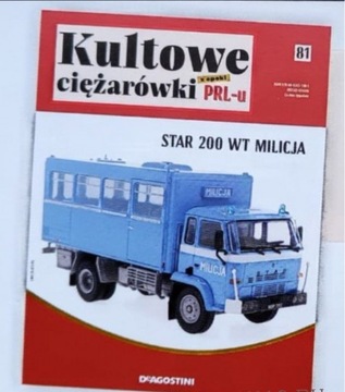 KULTOWE CIĘŻARÓWKI PRL 81 / 2024 STAR 200 WT MILICJA