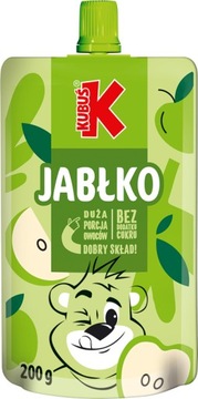 KUBUŚ Mus dla dzieci o smaku jabłkowym 200 g