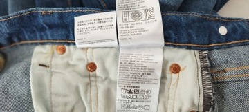 89 ## LEVI'S 504 ## SPODNIE JEANSY MĘSKIE W32/L32