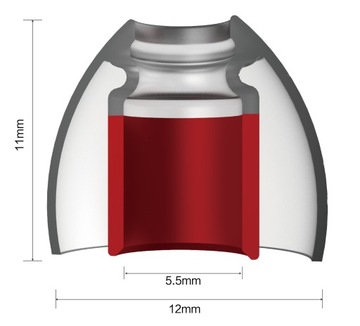 SpinFit CP155-M Profesjonalne Nakładki - 2 Pary !