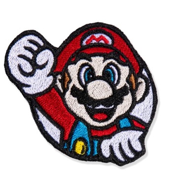 Super Mario Naszywka Aplikacja Termo Naprasowanka
