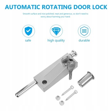 Дверной замок с пружинным ригелем