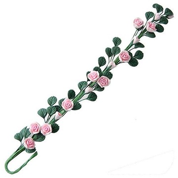 4X 12-ty pasek wspinaczkowego różowego domku dla lalek miniaturowy ogród kw