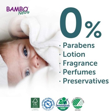 ЭКОЛОГИЧЕСКИЕ ПОДГУЗНИКИ 2 МИНИ 3-6кг 30шт дышащие подгузники BAMBO NATURE