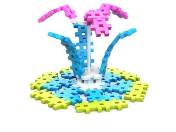 MELI CONSTRUCTOR GIRLS BLOCKS 200 ЭЛЕМЕНТОВ + РАСКРАСКА
