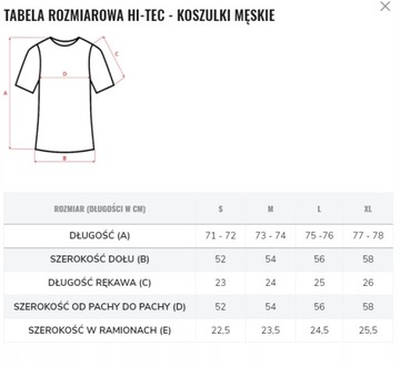 Koszulka polo męska HI-TEC SITE T-shirt polówka termoaktywna sportowa XXL