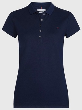 TOMMY HILFIGER Polo Shirt koszulka damska Slim S