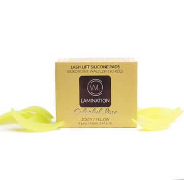 СИЛИКОНОВЫЕ ВАЛИКИ ДЛЯ ЛАМИНИРОВАНИЯ РЕСНИЦ YELLOW WONDER