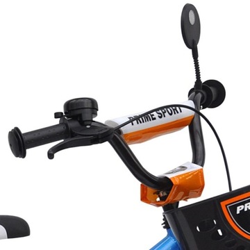 Rower dziecięcy 14 cali PRIME BMX Sport BLUE Metalic + dodatki