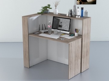 Стойка ресепшн R12 120x80см LED