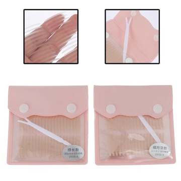 PODWÓJNE PASKI NA POWIEKI KORONKOWE NAKLEJKI 2 TOR