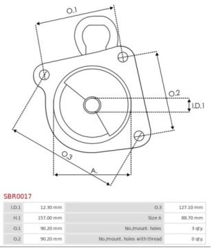 Стартерная головка SBR0017