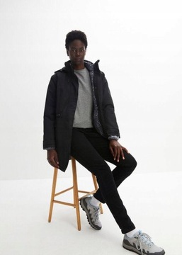 BONPRIX 54 ПАЛЬТО 3 В 1 С ФЛИСОВОЙ ВНУТРЕННЕЙ КУРТКОЙ