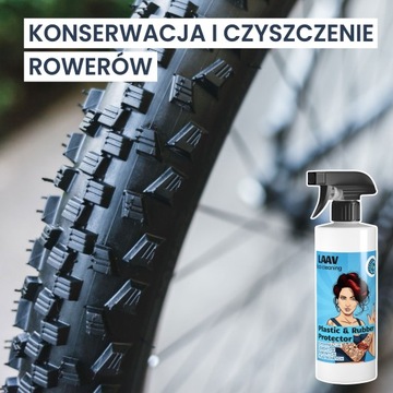 ДЛЯ ОЧИСТКИ ШИН Резина Пластик DRESSING ЧЕРНОЕ средство LAAV 500 мл