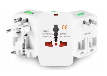 Uniwersalny adapter turystyczny do 150 krajów