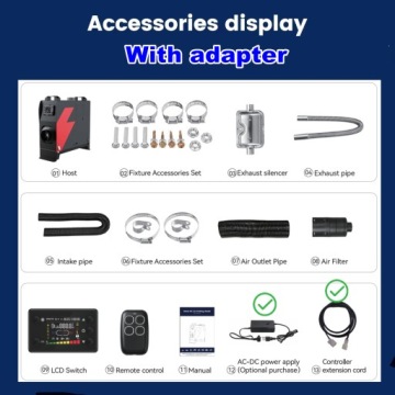 ОТОПИТЕЛЬ ДИЗЕЛЬНЫЙ СТОЯНОЧНЫЙ WEBASTO 8KW 12/24V 230V BLUETOOTH